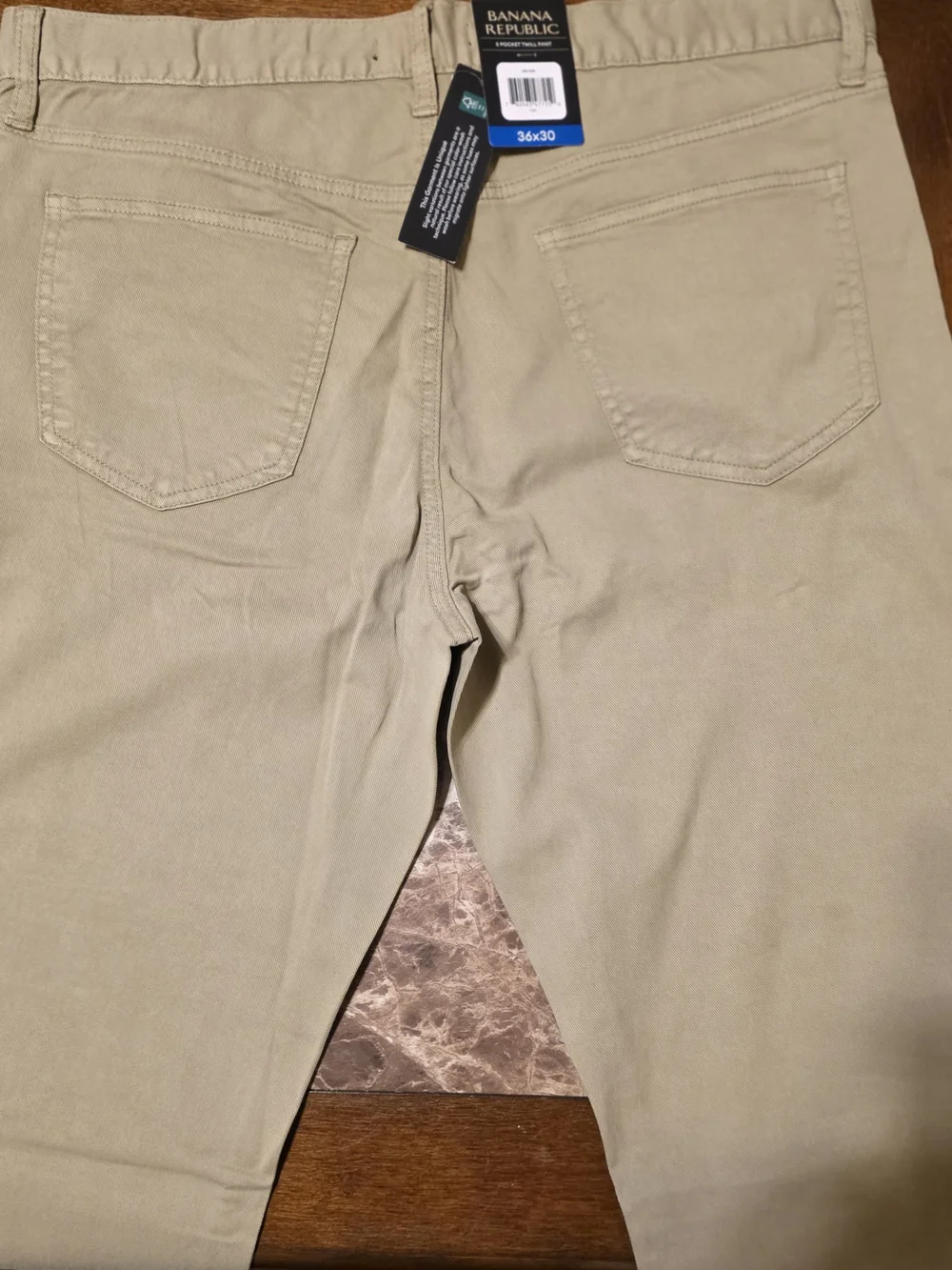 Banana Republic Men’s 5-Pocket Twill Pant - Tan
